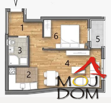 Stan,NOVI SAD,TELEP,kv: 44, € 112200, ID: 1028886 7