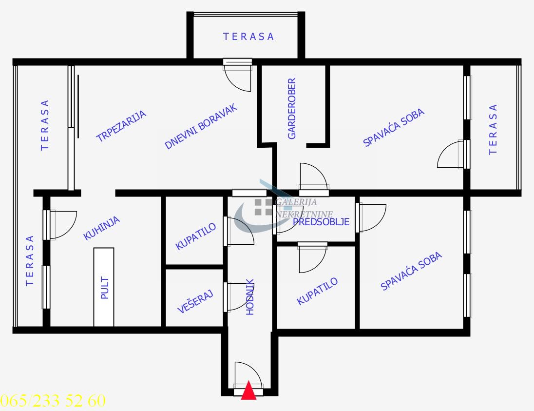 Novi Beograd  Belville   Bulevar Crvene Armije 106m2 4