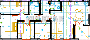 četvorosoban stan, 93.67 m2, Palilula, Zetska ID: p-012266 1