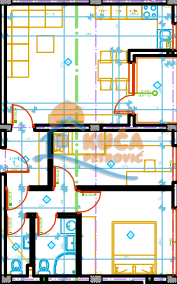 Dvosoban stan, 64.32 m2, Palilula, Zetska ID: p-012255 1