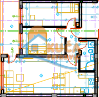 Dvosoban stan, 65.59 m2, Palilula, Zetska ID: p-012267 1