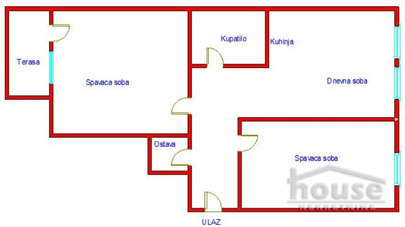 Stan,NOVI SAD,CENTAR 63m2,162250€ , ID: 1049507 2