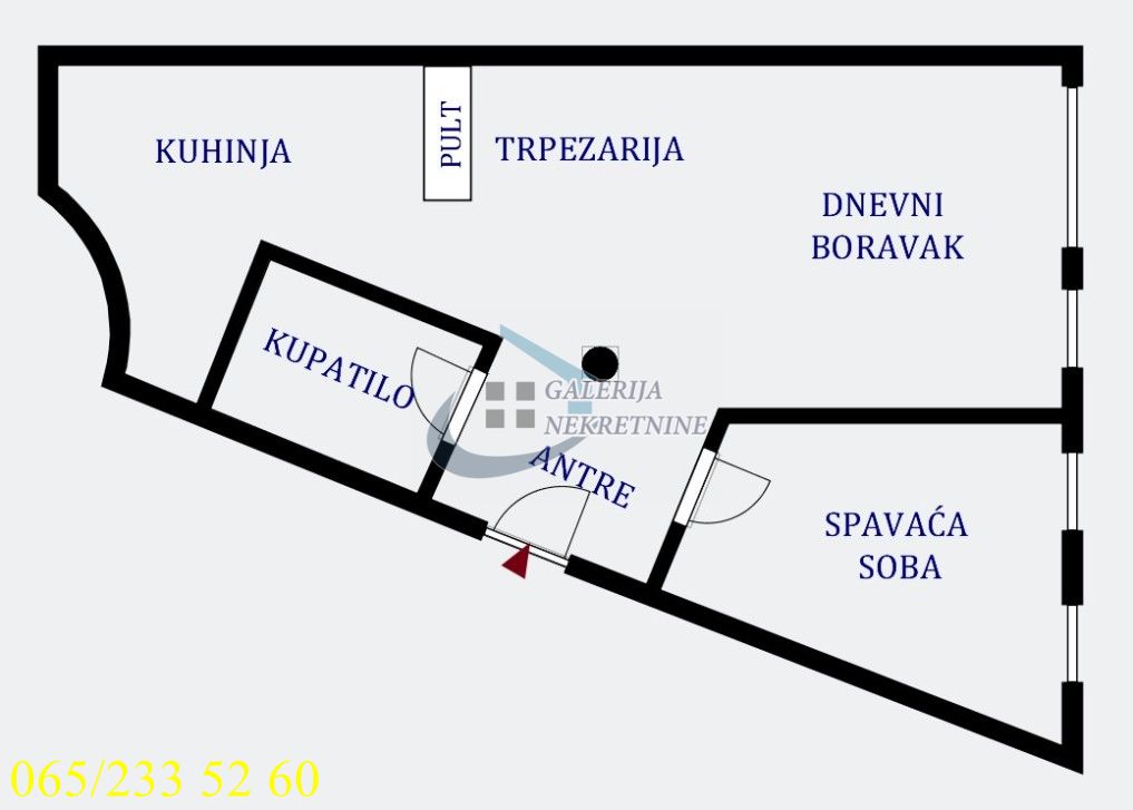 Vračar  Hram Sv  Save   Šumatovačka 61m2 5