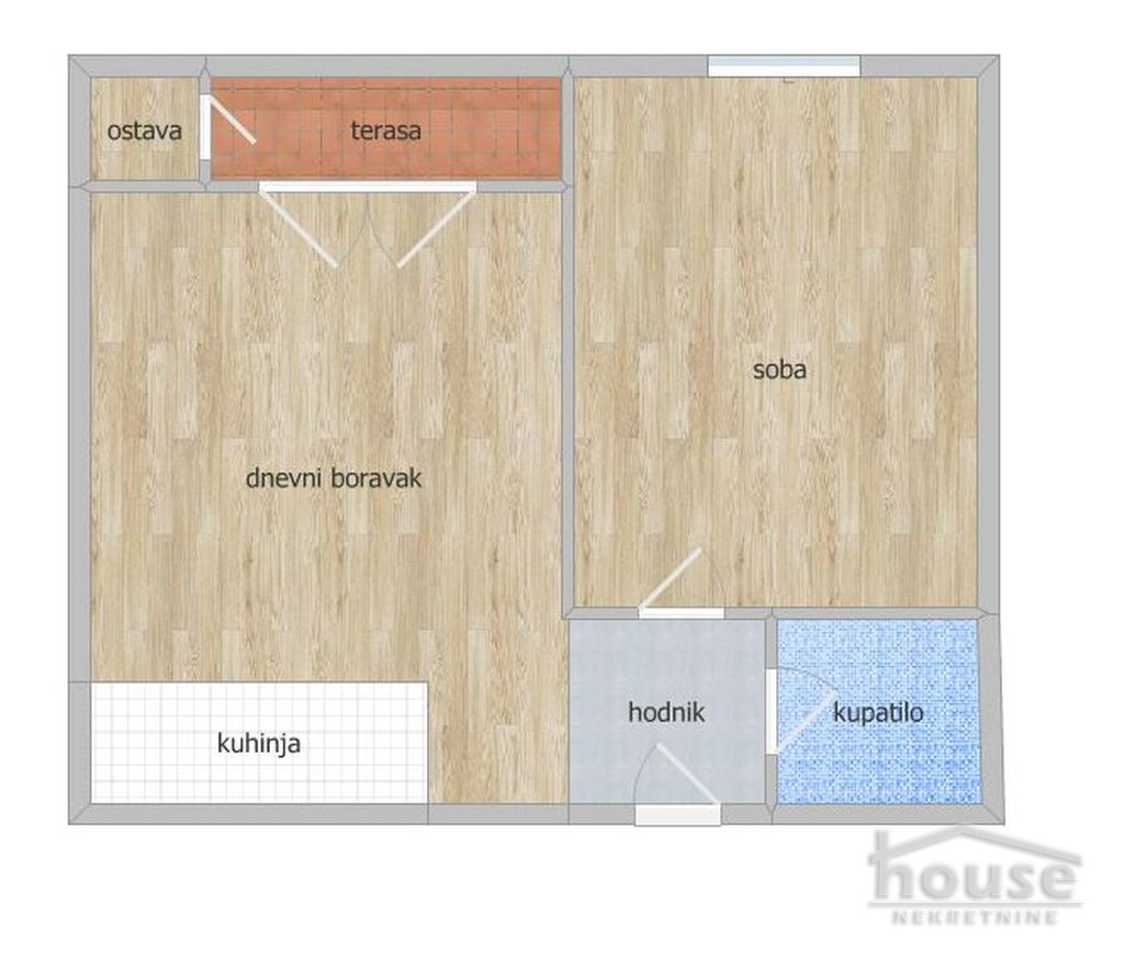 Stan,NOVI SAD,ADICE 41m2,70040€ , ID: 1062060 11