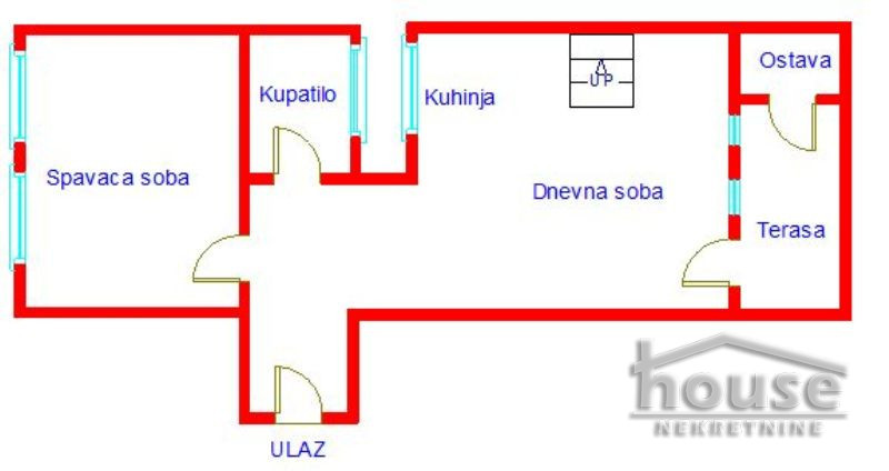 Stan,NOVI SAD,CENTAR 81m2,158600€ , ID: 1062391 2