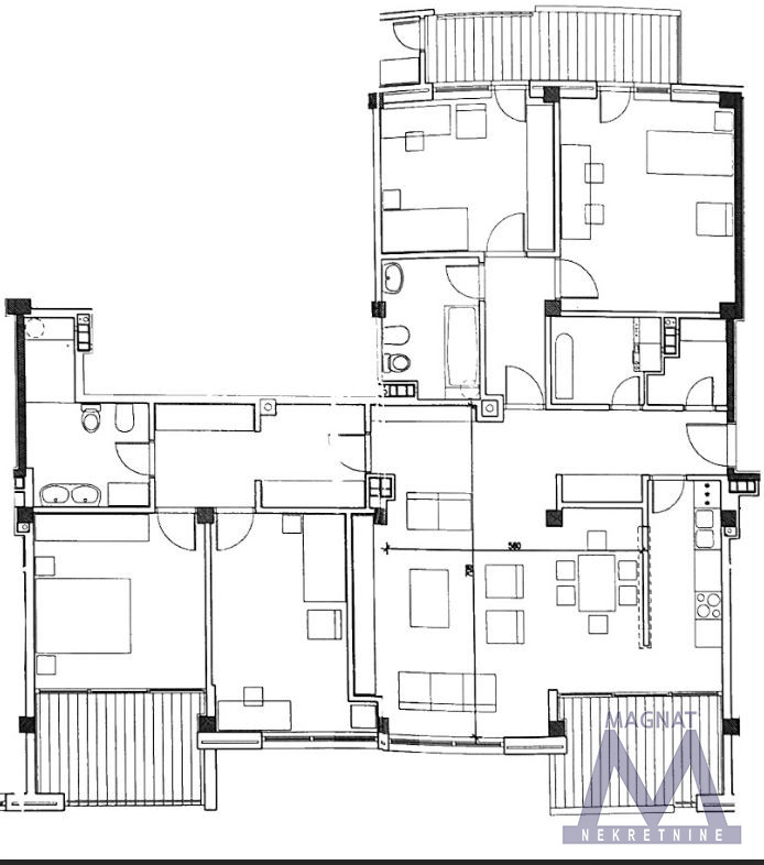 Stan,NOVI SAD,CENTAR,kv: 163, € 545900, ID: 1018958 23