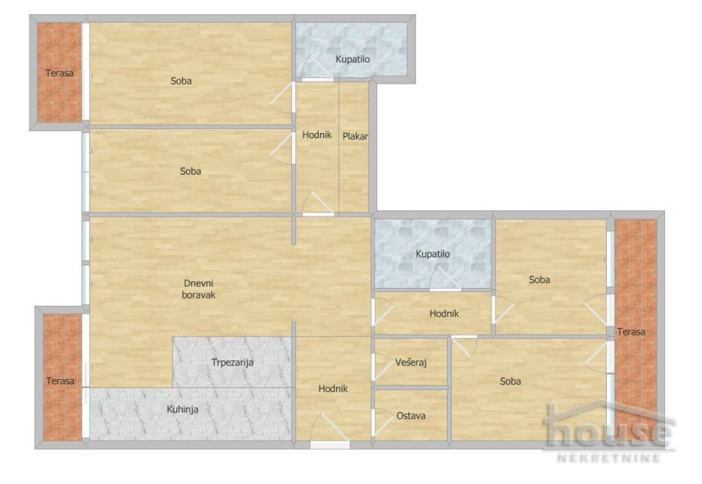 Stan,NOVI SAD,CENTAR 163m2,545900€ , ID: 1062393 2