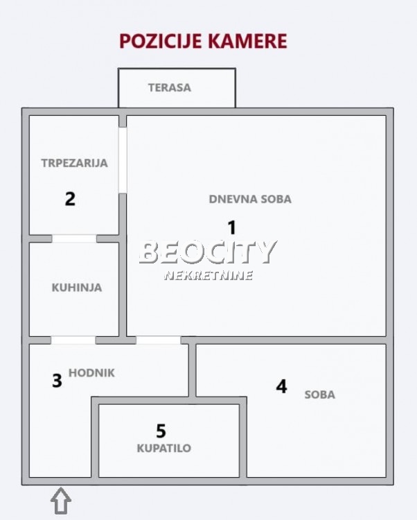 Dvosoban stan, 52 m2, Mirijevo, Kapetana Miloša Žunjića ID: 80577 15