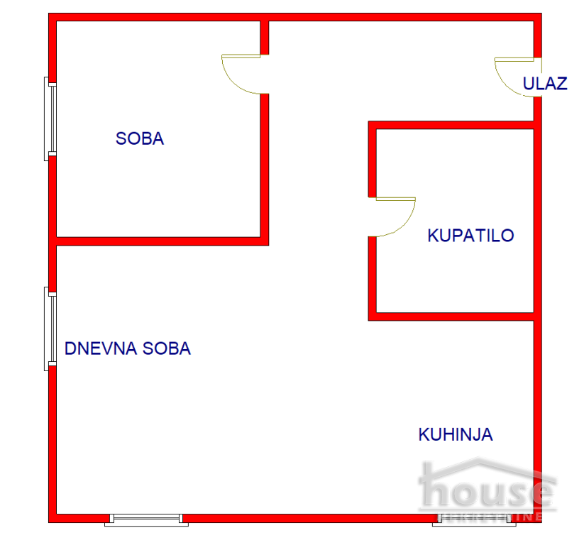 Stan,NOVI SAD,TELEP 39m2,98670€ , ID: 1062418 2