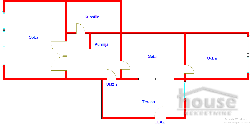 Poslovni prostor,NOVI SAD,CENTAR 91m2,700€ , ID: 9116706 2