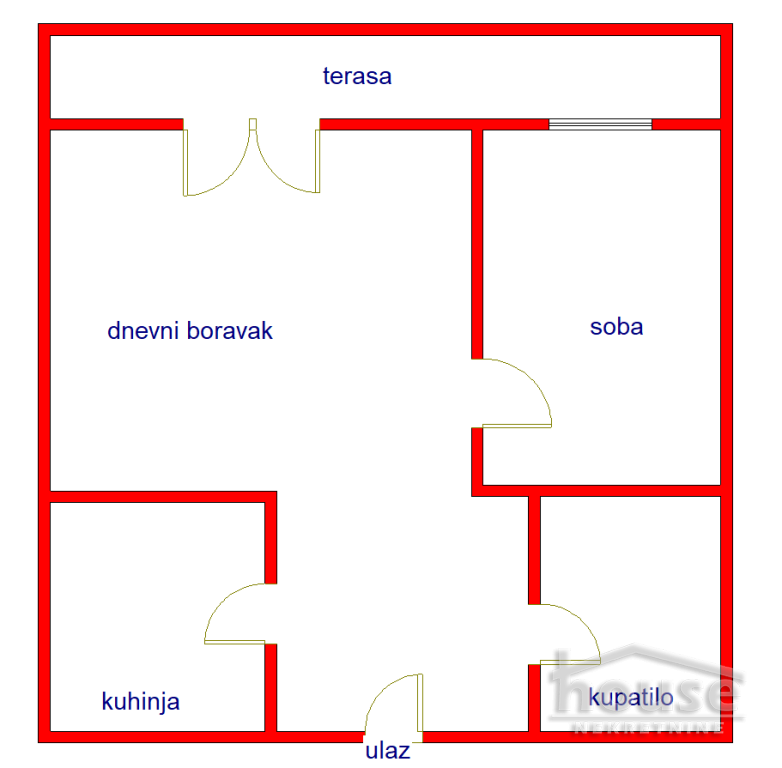 Stan,NOVI SAD,BULEVAR 48m2,159650€ , ID: 1062512 2