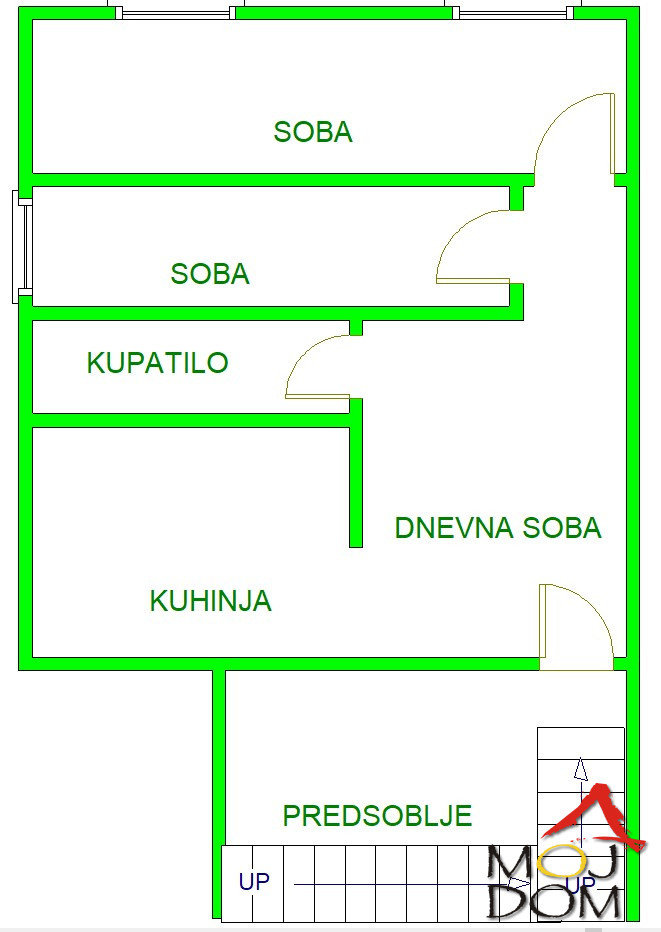 Stan,NOVI SAD,CENTAR,kv: 58, € 133900, ID: 1028021 11