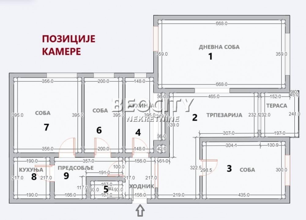 četvorosoban stan, 101 m2, Žarkovo, Trgovačka ID: 113310 18