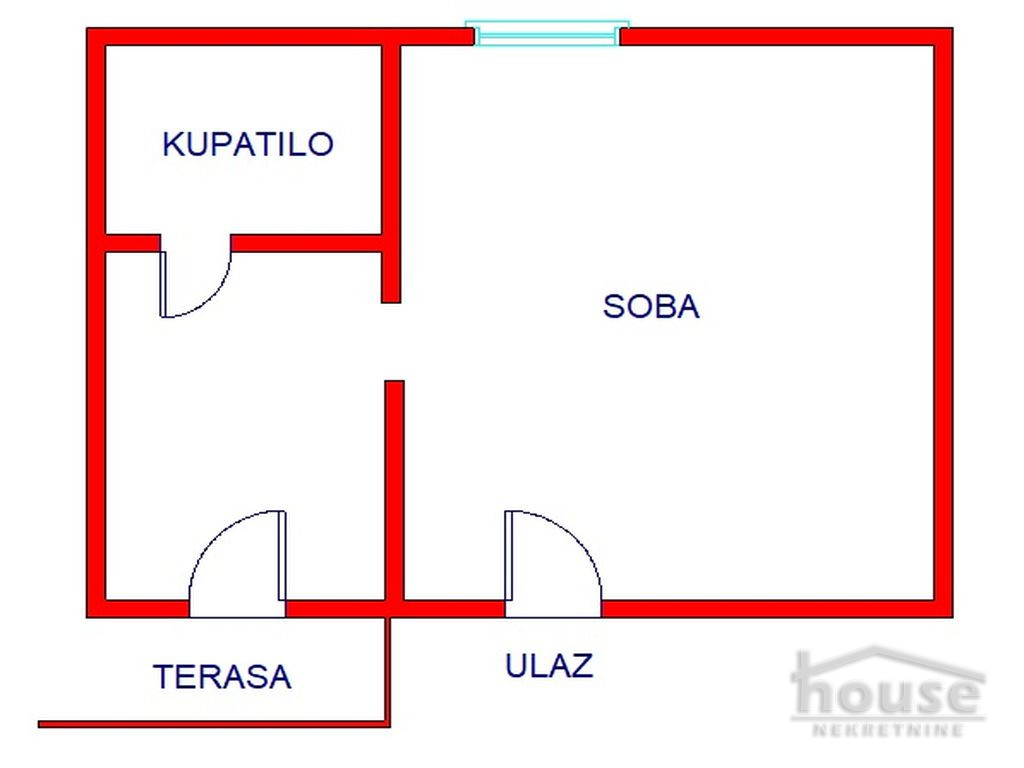 Stan,NOVI SAD,CENTAR 27m2,80350€ , ID: 1062533 3