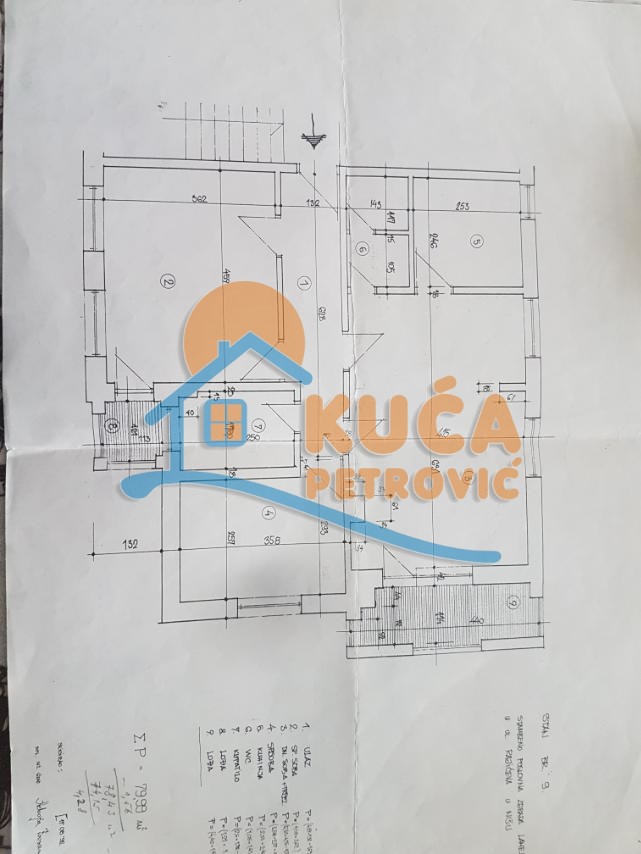 Trosoban stan, 78 m2, Čair, Rajićeva ID: i-012594 16
