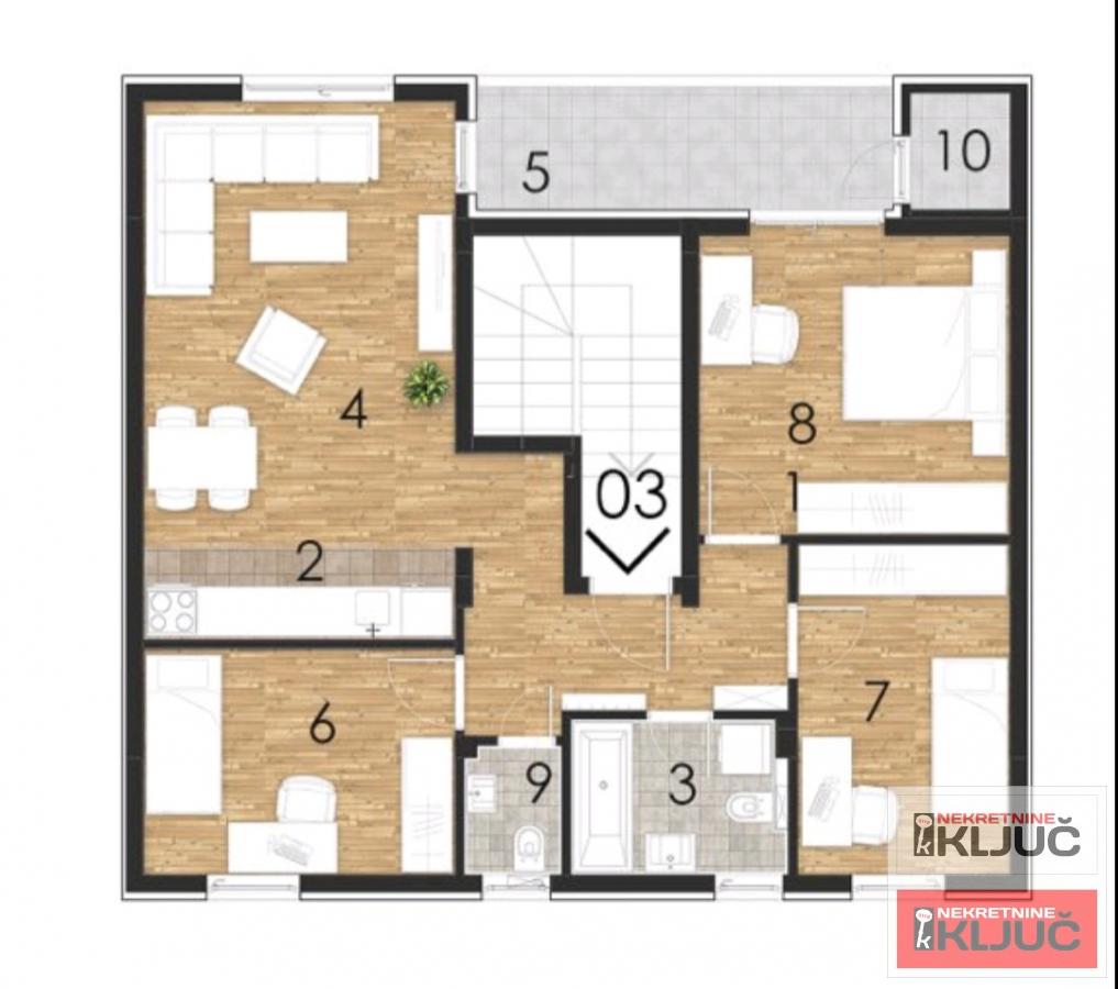 ADICE, 79m2, Četvorosoban sa pdv 1