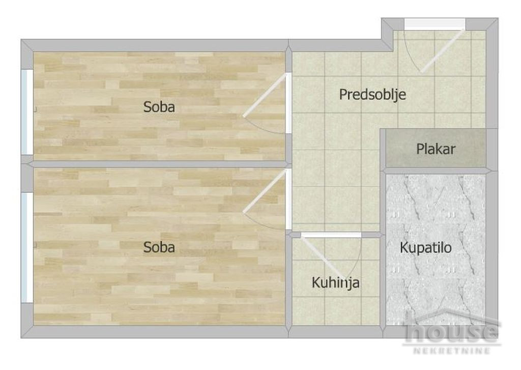 Stan,NOVI SAD,CENTAR 38m2,115460€ , ID: 1062005 2