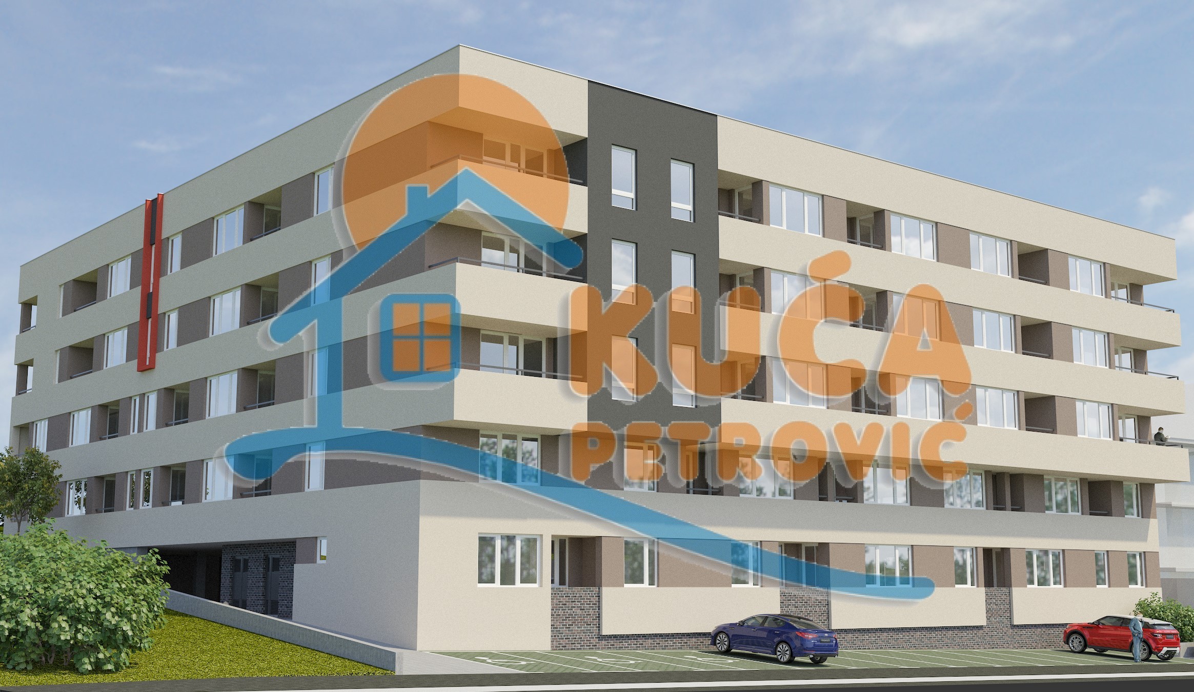 Dvosoban stan, 53.52 m2, Palilula, Mokranjčeva ID: p-012617 2