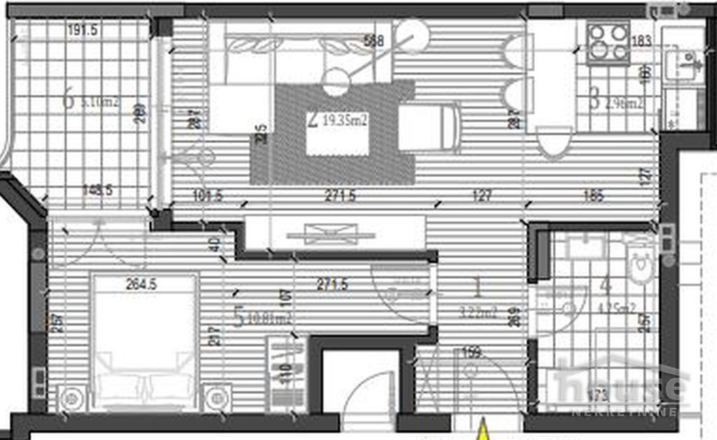 Stan,NOVI SAD,NOVA DETELINARA 44m2,122364€ , ID: 1062636 14