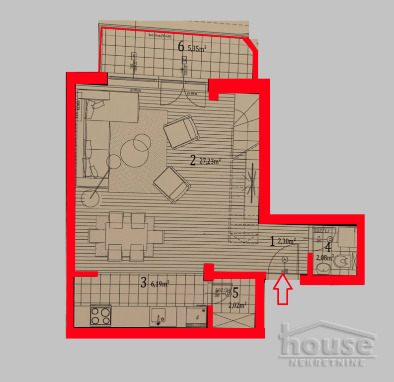 Stan,NOVI SAD,NOVA DETELINARA 111m2,285800€ , ID: 1062626 3