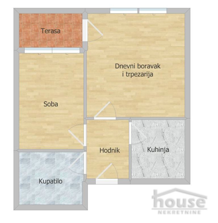 Stan,NOVI SAD,PODBARA 37m2,99090€ , ID: 1062443 2