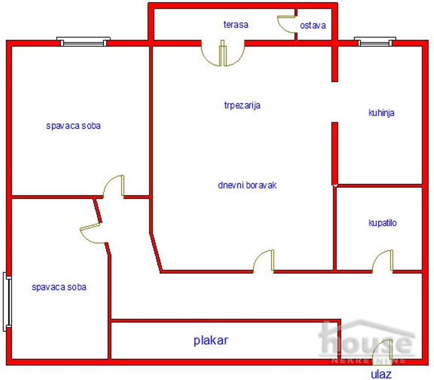 Stan,NOVI SAD,DONJE SAJLOVO 51m2,103000€ , ID: 1062652 2