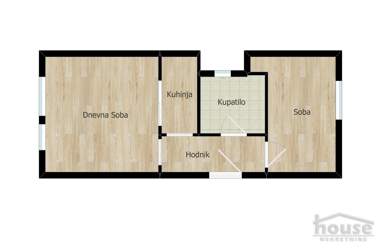 Stan,NOVI SAD,GRBAVICA 38m2,113300€ , ID: 1062651 2