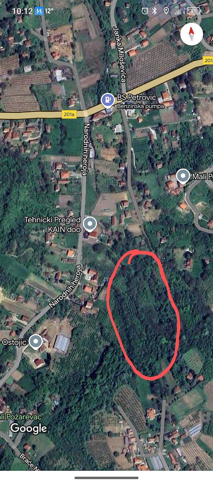 Parcela za gradnju Beograd Mali Pozarevac 3