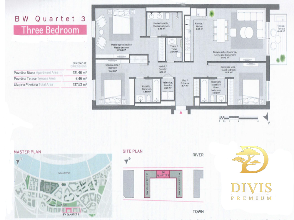 BW Quartet 3  izuzetan četvorosoban stan  128m2 4