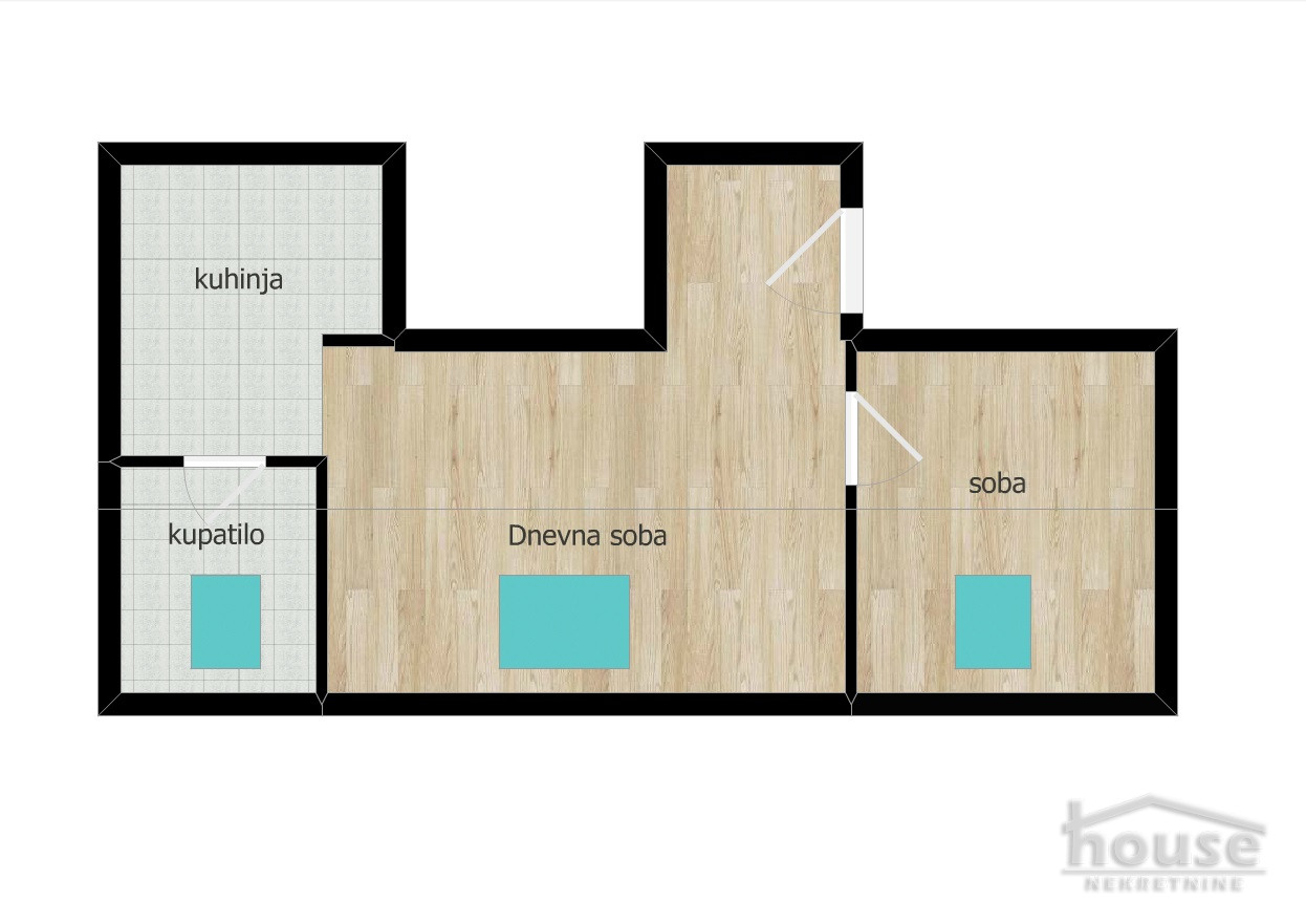 Stan,NOVI SAD,SAJAM 28m2,77870€ , ID: 1062179 2