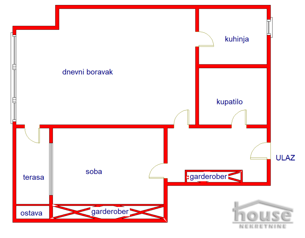 Stan,NOVI SAD,NOVA DETELINARA 39m2,109180€ , ID: 1062068 2