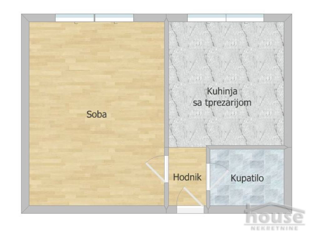 Stan,NOVI SAD,ZELEZNICKA STANICA 29m2,79160€ , ID: 1062677 2