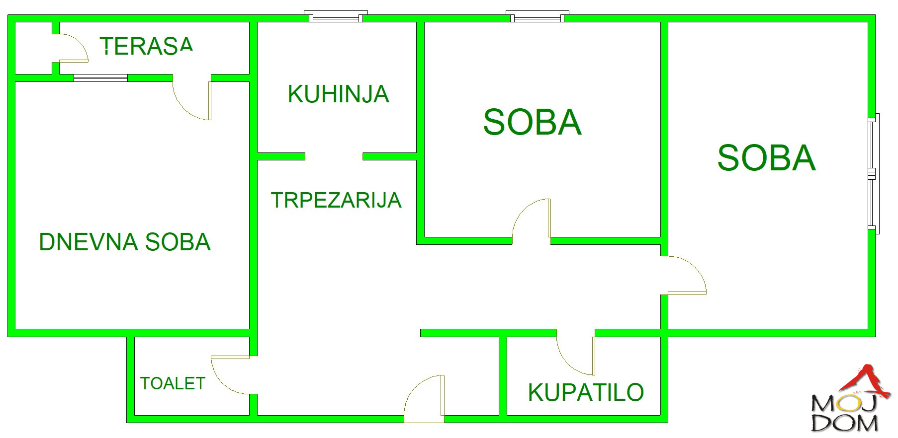 Stan,NOVI SAD,BULEVAR,kv: 71, € 180250, ID: 1029286 15