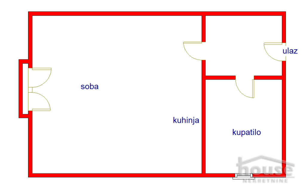 Stan,NOVI SAD,BULEVAR 28m2,92700€ , ID: 1060555 2