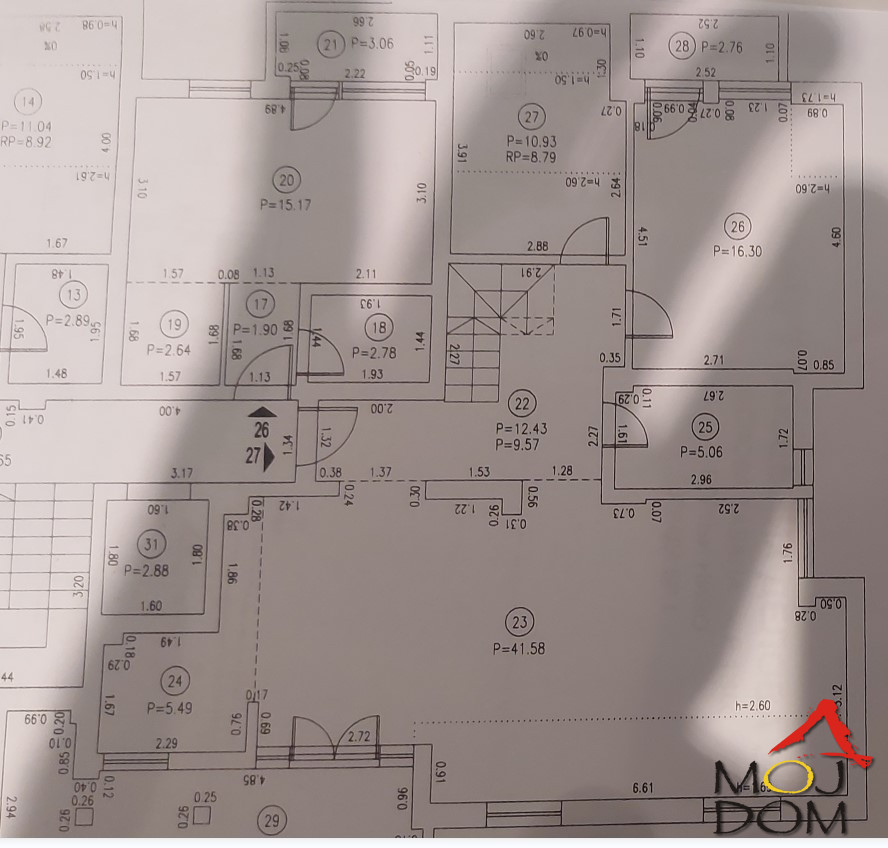 Stan,NOVI SAD,SOMBORSKI BULEVAR,kv: 139, € 285000, ID: 1029314 24