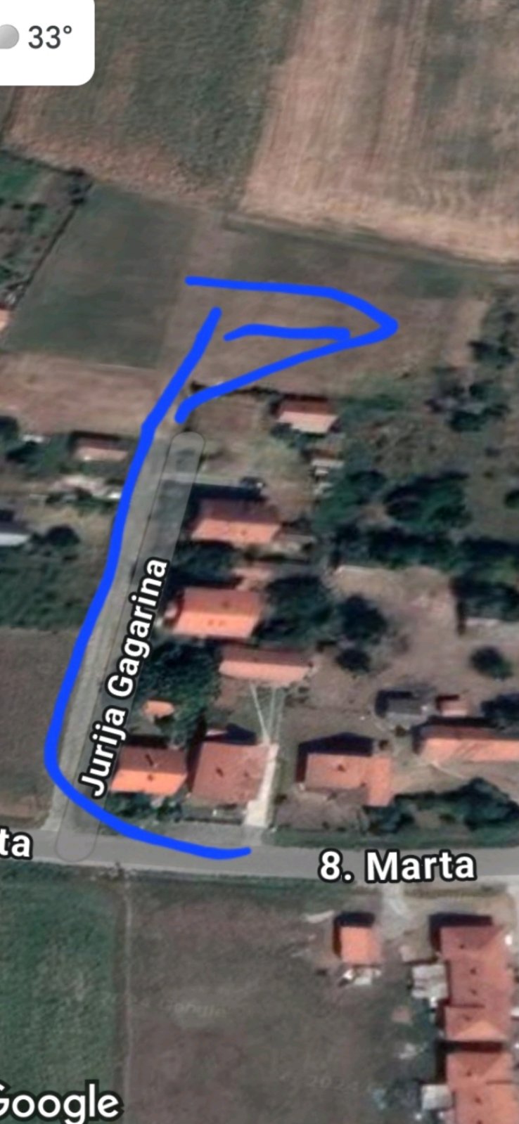 Na prodaju plac od 7ari Ub 1