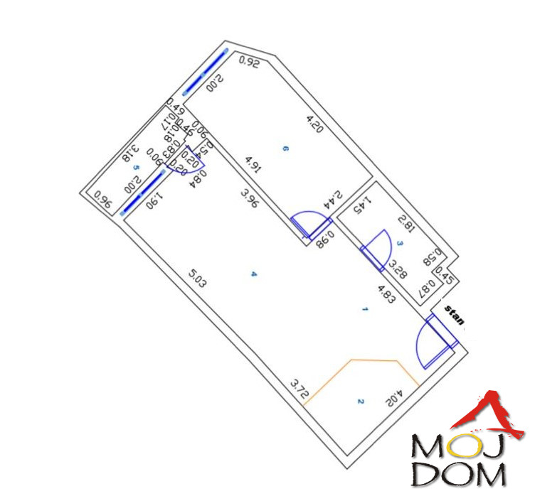 Stan,NOVI SAD,GRBAVICA,kv: 51, € 200850, ID: 1029374 30