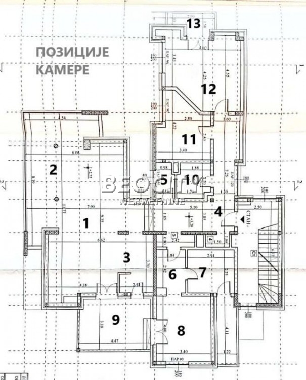 četvorosoban stan, 174 m2, Senjak, Milovana Glišića ID: 114645 19
