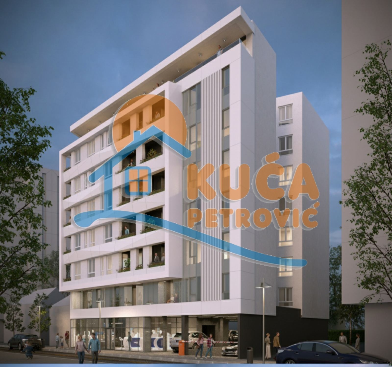 četvorosoban stan, 104.16 m2, Centar, Prvomajska ID: p-012969 1