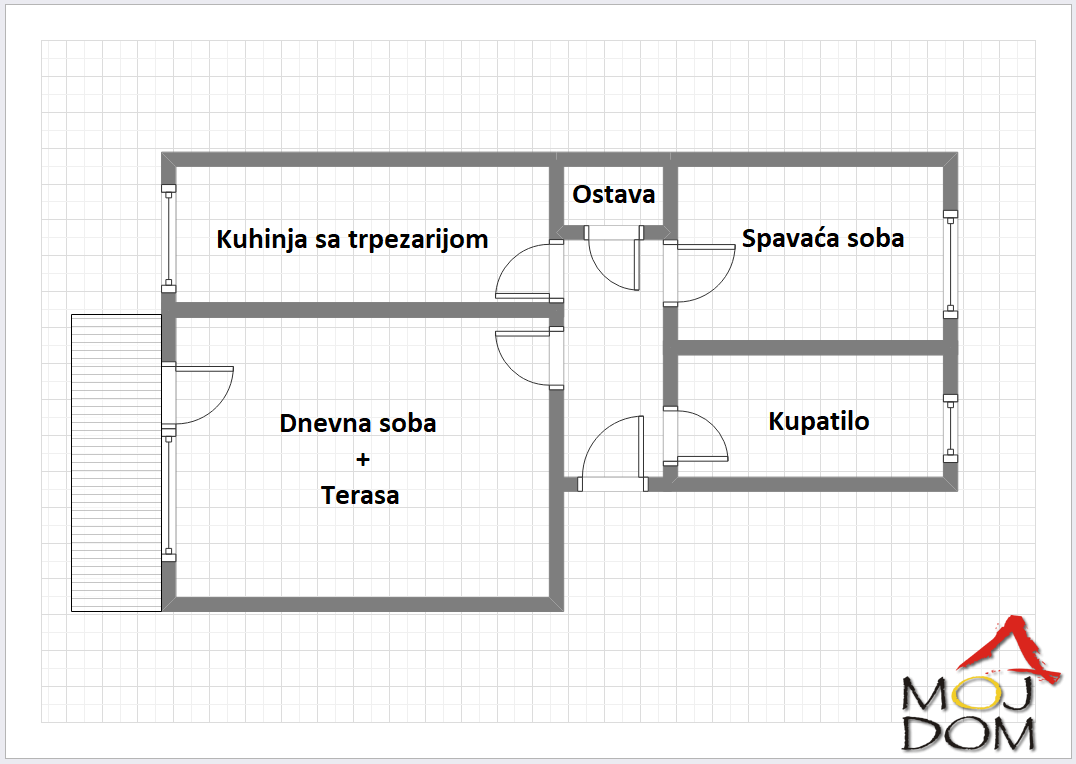 Stan,NOVI SAD,PODBARA,kv: 48, € 123600, ID: 1028467 23