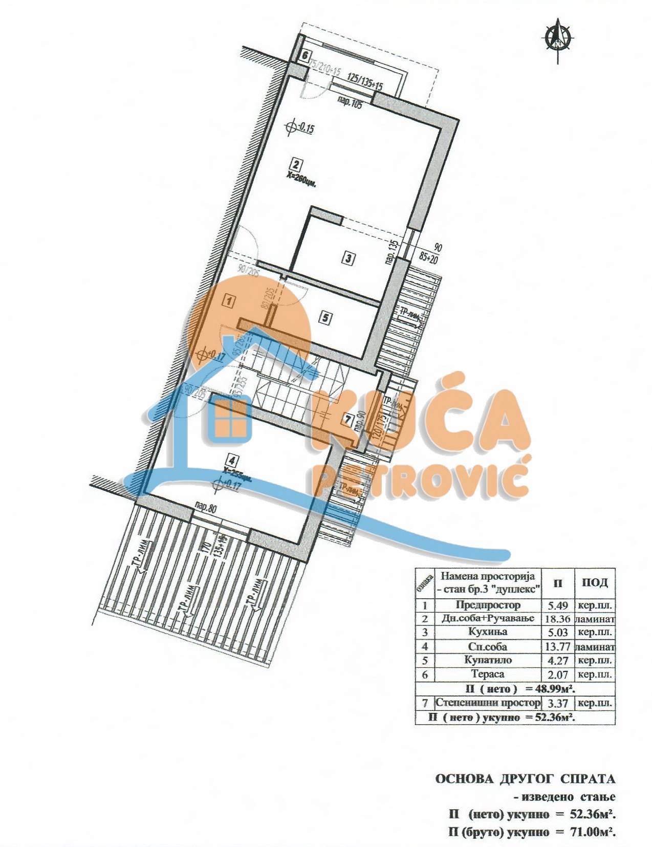 Trosoban stan, 96 m2, Palilula, Aleksandra Petrovića ID: p-013072 12