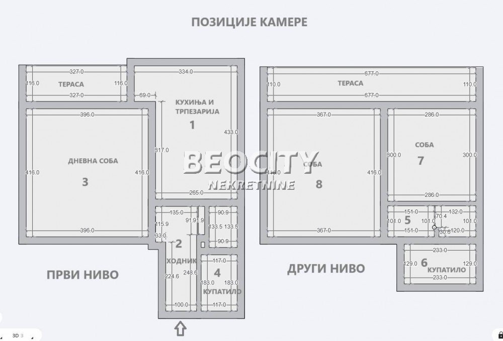 Trosoban stan, 75 m2, Cerak, Prištinska ID: 114307 20