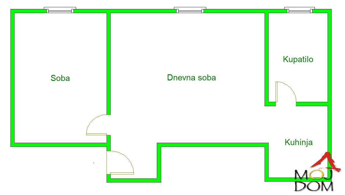 Stan,NOVI SAD,SAJAM,kv: 28, € 75300, ID: 1028759 11