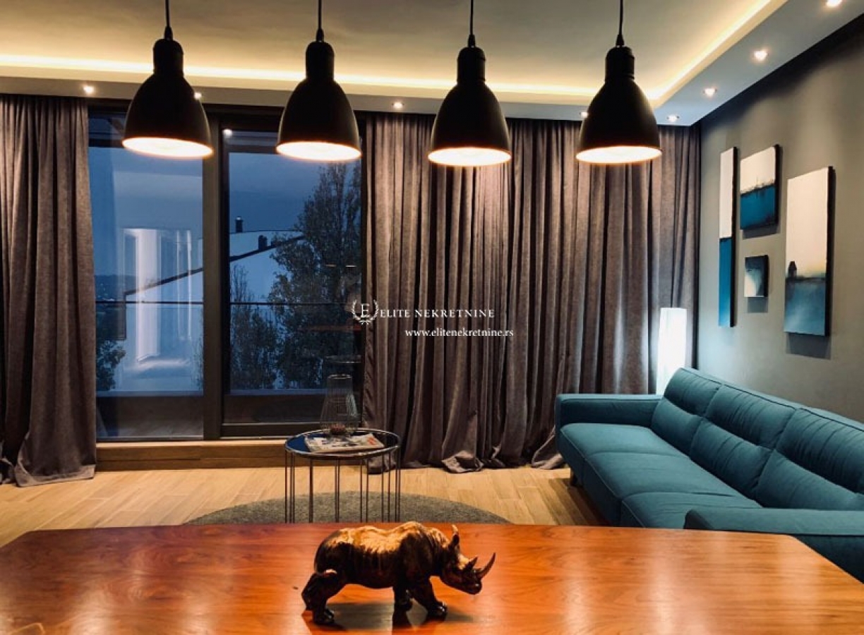 Izdavanje lux trosobnog stana Penthouse Vracar  Kalenic 2