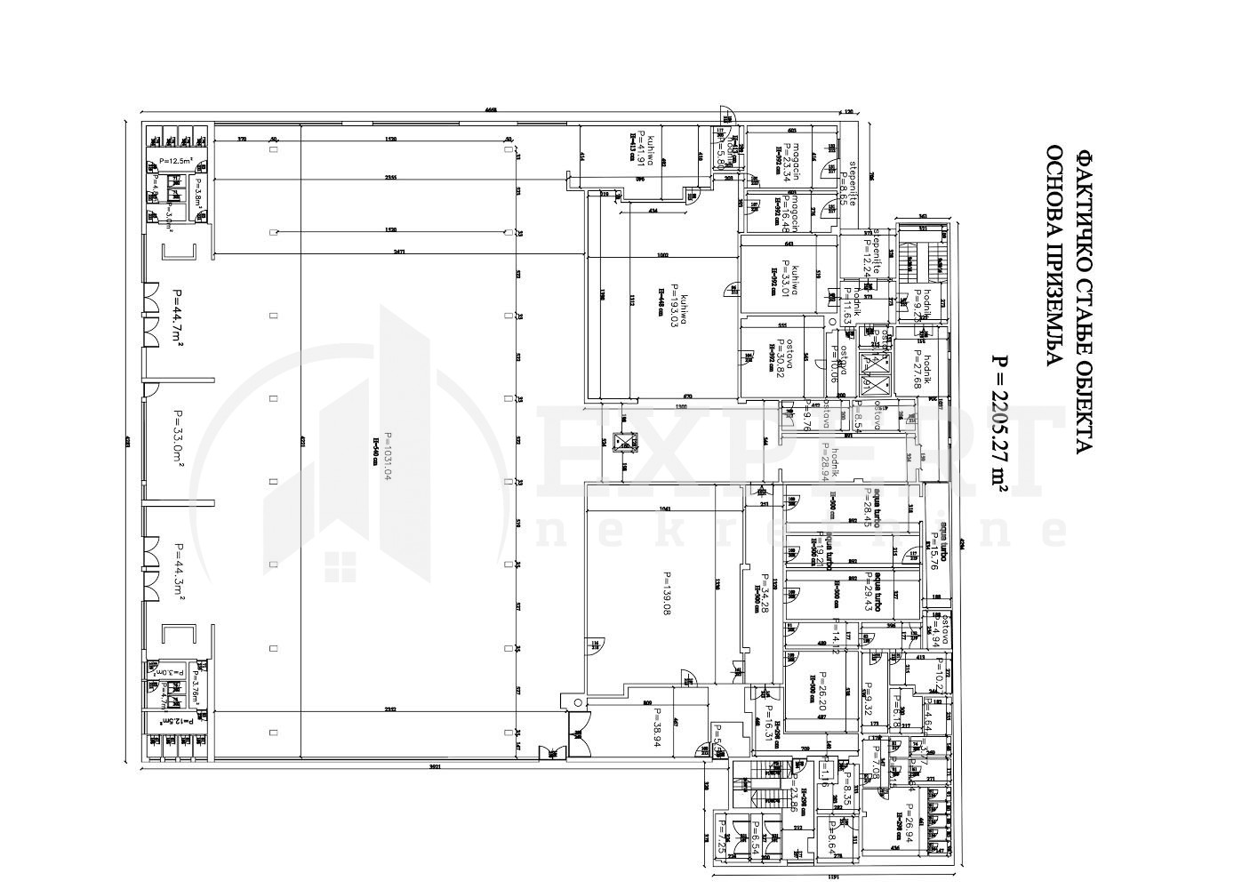 Lokal, 1000 m2, Kičevo, Šumadijska ID: i-013158 31