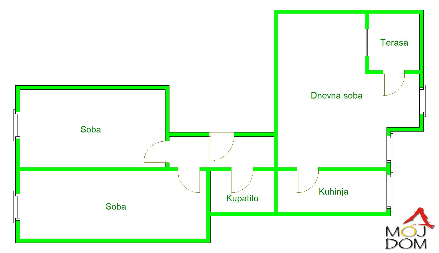 Stan,NOVI SAD,LIMAN 4,kv: 53, € 135000, ID: 1029736 9