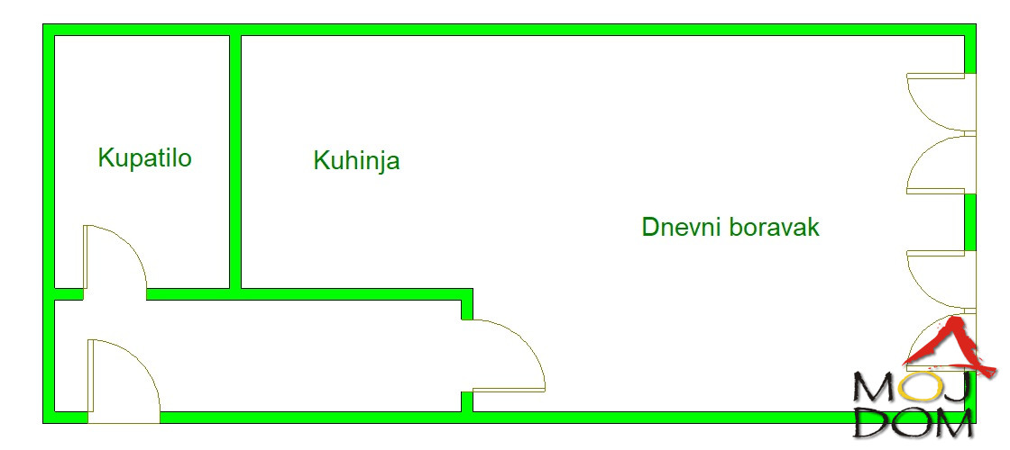 Stan,NOVI SAD,CENTAR,kv: 44, € 136000, ID: 1029743 6