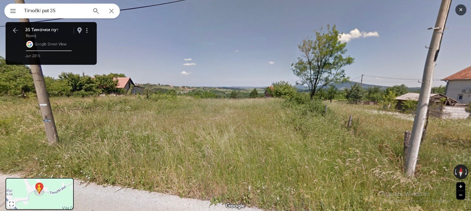 Prostran plac na prodaju u ulici Timocki Put  Lipovica  Ripanje Vozdovac 2