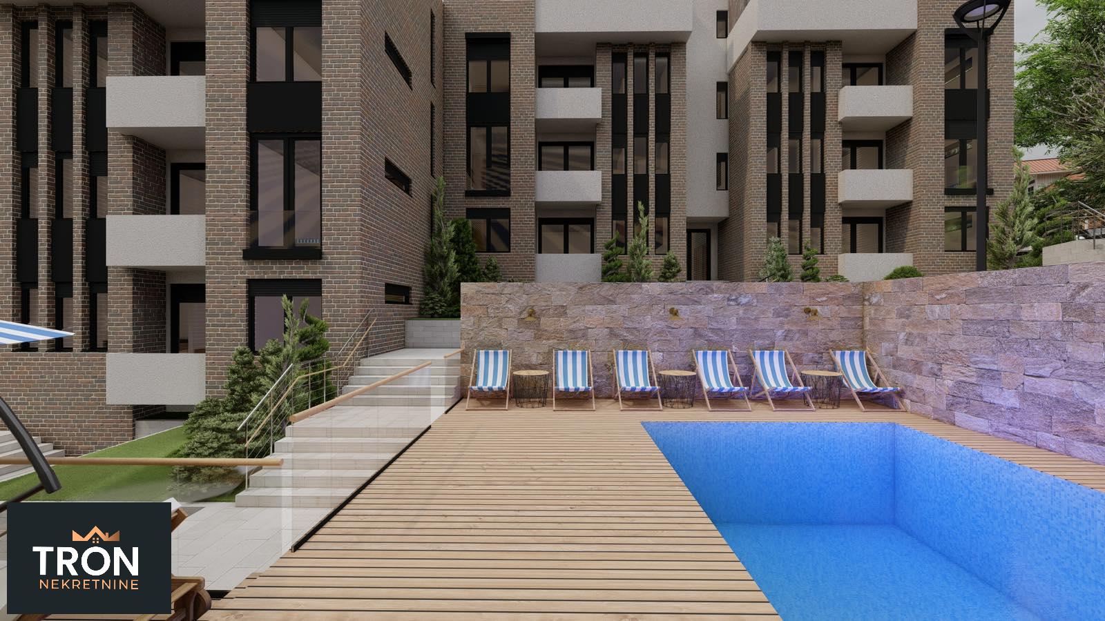 Luksuzni stanovi sa bazenima  48 78m2 3