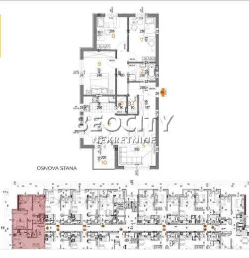 četvorosoban stan, 82 m2, Telep, Futoški put ID: 116500 1